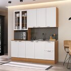 Cozinha Compacta 3 Peças 1 Paneleiro Duplo 1 Aéreo 1 Balcão S