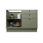 Cozinha Compacta 3 Peças 6 Portas 3 Gavetas Sevilha Verde Hil