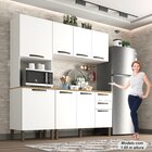 Cozinha Compacta 3 Peças 8 Portas 2 Gavetas Bella Sallêto Móv