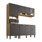 Cozinha Compacta 3 Peças 8 Portas 2 Gavetas Bella Sallêto Móv