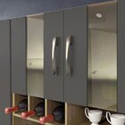 Cozinha Compacta 3 Peças 8 Portas Zafira  Cinamomo/grafite