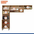 Cozinha Compacta 3 Peças 8 Portas Zafira  Cinamomo/off White