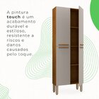 Cozinha Compacta 3 Peças 9 Portas 1 Gaveta Madri Cinamomo/off