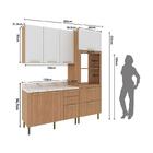 Cozinha Compacta 3 Peças Com Armário Paneleiro E Balcão Com T