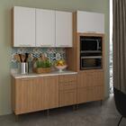 Cozinha Compacta 3 Peças Com Armário Paneleiro E Balcão Com T