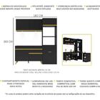 Cozinha Compacta 3 Peças Com Leds Mp2024 Veneza Up Multimóvei