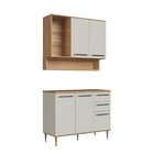 Cozinha Compacta 3 Peças Com Nicho Decorativo Isabelle Freijó