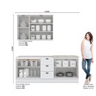 Cozinha Compacta 3 Peças Com Tampo Para Cooktop Emily Branco