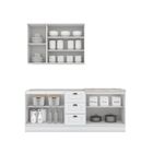 Cozinha Compacta 3 Peças Com Tampo Para Cooktop Emily Branco