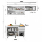 Cozinha Compacta 3 Peças Evidence Poliman