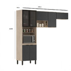 Cozinha Compacta 3 Peças Fi0007 Firenza Demobile