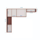 Cozinha Compacta 3 Peças Julia Poquema