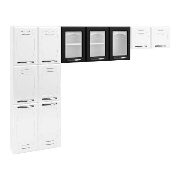 Cozinha Compacta 3 Peças Sem Balcão Pérola Telasul Aço