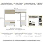 Cozinha Compacta 4 Pç C/ Armário E Balcão Mp3692 Veneza Gw Mu