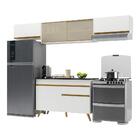 Cozinha Compacta 4 Pç C/ Armário E Balcão Mp3698 Veneza Gw Mu