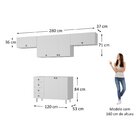 Cozinha Compacta 4 Peças 100% Mdf Bp 1 Balcão 3 Aereos Marane