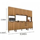 Cozinha Compacta 4 Peças 10 Portas 2 Gavetas Bella Sallêto Mó