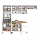 Cozinha Compacta 4 Peças 10 Portas 2 Gavetas Montreal Sallêto