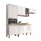 Cozinha Compacta 4 Peças 10 Portas 2 Gavetas Montreal Sallêto