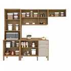 Cozinha Compacta 4 Peças 10 Portas 2 Gavetas Montreal Sallêto