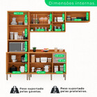 Cozinha Compacta 4 Peças 10 Portas 2 Gavetas Paris Sallêto Mó