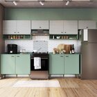 Cozinha Compacta 4 Peças 10 Portas 2 Nichos Porta Tempero Ate