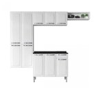 Cozinha Compacta 4 Peças 10 Portas Rose Itatiaia Branco