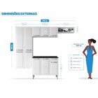 Cozinha Compacta 4 Peças 10 Portas Rose Itatiaia Branco