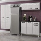 Cozinha Compacta 4 Peças 10 Portas Rubi Espresso Móveis