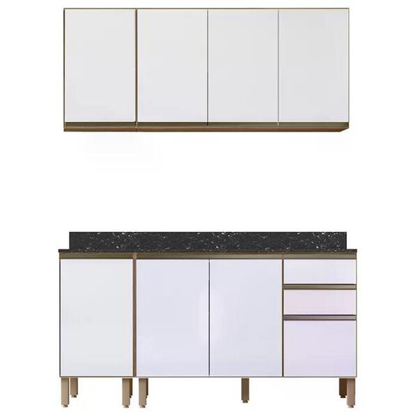 Cozinha Compacta 4 Peças 160cm Mdf Kali Nicioli