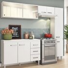 Cozinha Compacta 4 Peças 1 Balcão 1 Paneleiro 2 Armários Aére