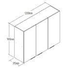 Cozinha Compacta 4 Peças 1 Paneleiro 2 Aéreos E 1 Balcão Mont
