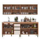 Cozinha Compacta 4 Peças 3 Gavetas Cecília Freijó/off White