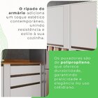 Cozinha Compacta 4 Peças 5 Portas 2 Gavetas Pérola Branco