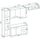 Cozinha Compacta 4 Peças 5 Portas Anabela Yescasa Branco/amar