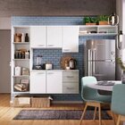 Cozinha Compacta 4 Peças 5 Portas Anabela Yescasa Branco/nogu