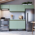 Cozinha Compacta 4 Peças 6 Portas 2 Prateleiras One Gralar Ve