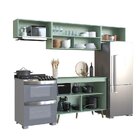 Cozinha Compacta 4 Peças 6 Portas 2 Prateleiras One Gralar Ve