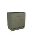 Cozinha Compacta 4 Peças 6 Portas 3 Gavetas Sevilha Verde Hill