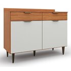 Cozinha Compacta 4 Peças 6 Portas 3 Gavetas Vittoria Freijó/o