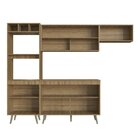 Cozinha Compacta 4 Peças 7 Portas 2 Nichos Para Forno One  Ve