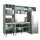 Cozinha Compacta 4 Peças 7 Portas 2 Nichos Para Forno One Gra