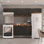 Cozinha Compacta 4 Peças 8 Portas 2 Gavetas Bella Cinamomo/gr