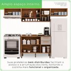 Cozinha Compacta 4 Peças 8 Portas 2 Gavetas Bella Cinamomo/of