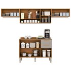 Cozinha Compacta 4 Peças 8 Portas 2 Gavetas Bella Cinamomo/of