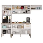 Cozinha Compacta 4 Peças 9 Portas 2 Gavetas Bella Branco