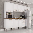 Cozinha Compacta 4 Peças 9 Portas 2 Gavetas Bella Branco