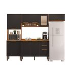 Cozinha Compacta 4 Peças 9 Portas 2 Gavetas Bella Cinamomo/ G