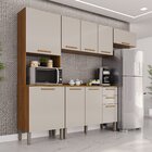 Cozinha Compacta 4 Peças 9 Portas 2 Gavetas Bella Cinamomo/of