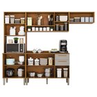 Cozinha Compacta 4 Peças 9 Portas 2 Gavetas Bella Cinamomo/of